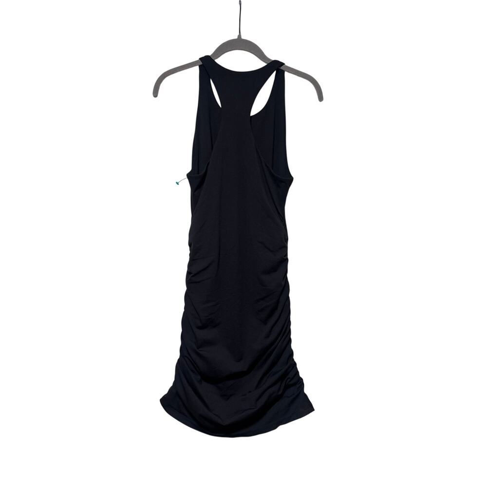 Babaton Contour Black Ruched Tank Dress M - Picture 8 of 8